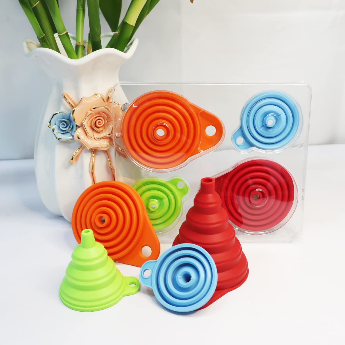 KongNai Kitchen Funnel Set 4 Pack
