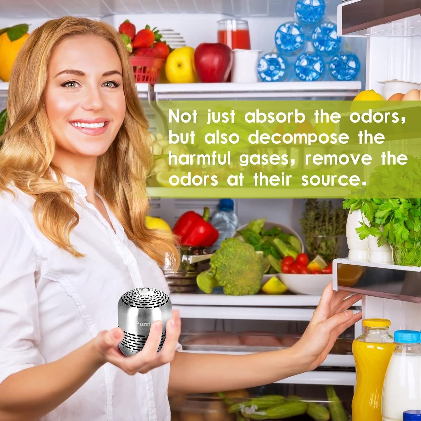 Refrigerator Deodorizer,Lasts for 10 Years,