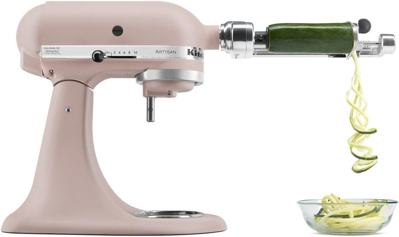 Artisan Series 5 Quart Tilt Head Stand Mixer with Pouring Shield KSM150PS, Feather Pink