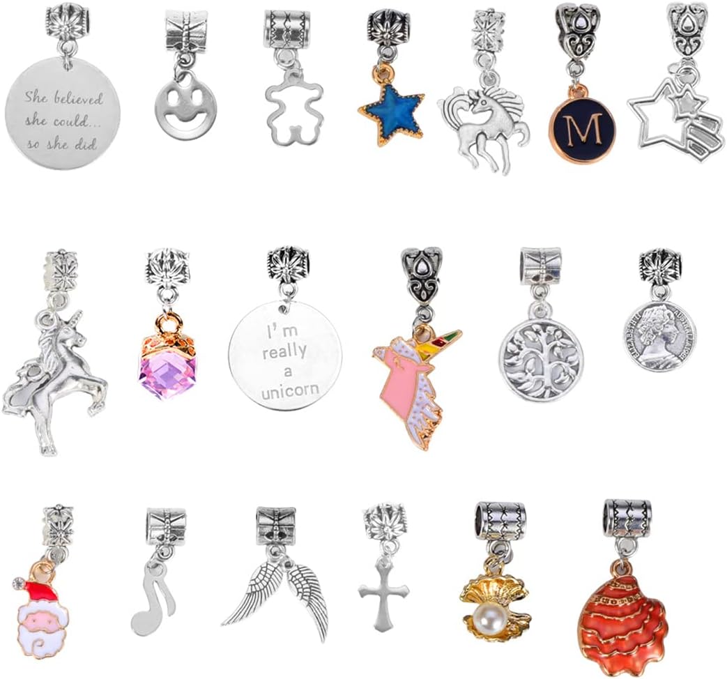 COO&KOO Charm Bracelet Making Kit, A Unicorn Girls Toy That Inspires Creativity and Imagination, Crafts for Girls Ages 8-12 with Jewelry Making Kit Perfect Gifts for 6 7 8 9 10 Girl Self-Expression!