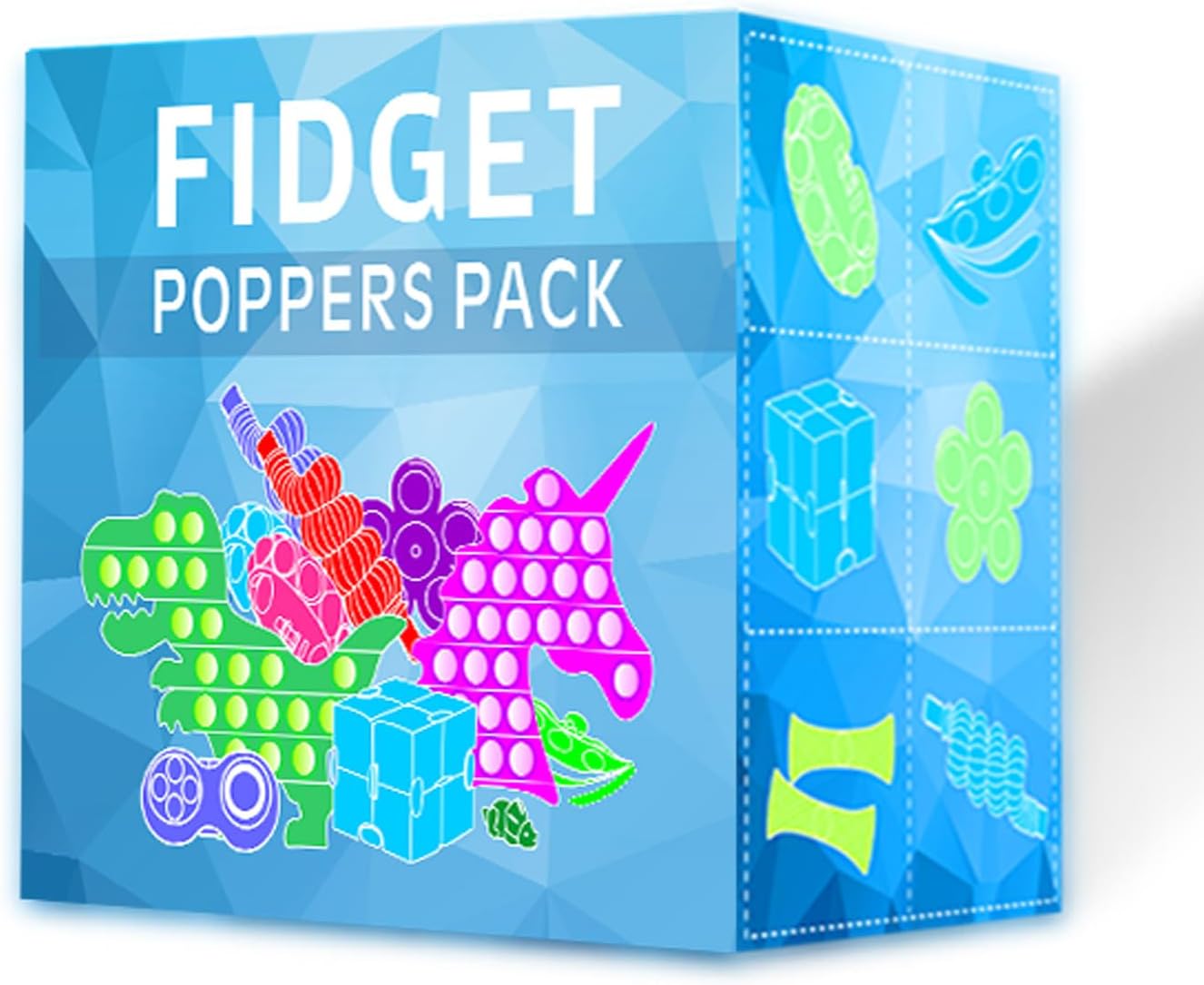 Fidget Toys, 120 Pack Fidgets Set Stocking Stuffers for Kids Party Favors Autism Sensory Toy Bulk Adults Kids Boys Girls Teens Stress Autistic ADHD Anxiety Carnival Treasure Classroom Prizes