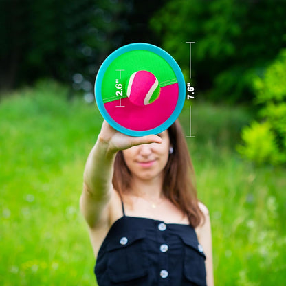 Ayeboovi Toss and Catch Ball Game Outdoor Toys for Kids Yard Games Beach Toys Outside Games for 3 4 5 6 7 8 9 10 Year Old Boys Girls