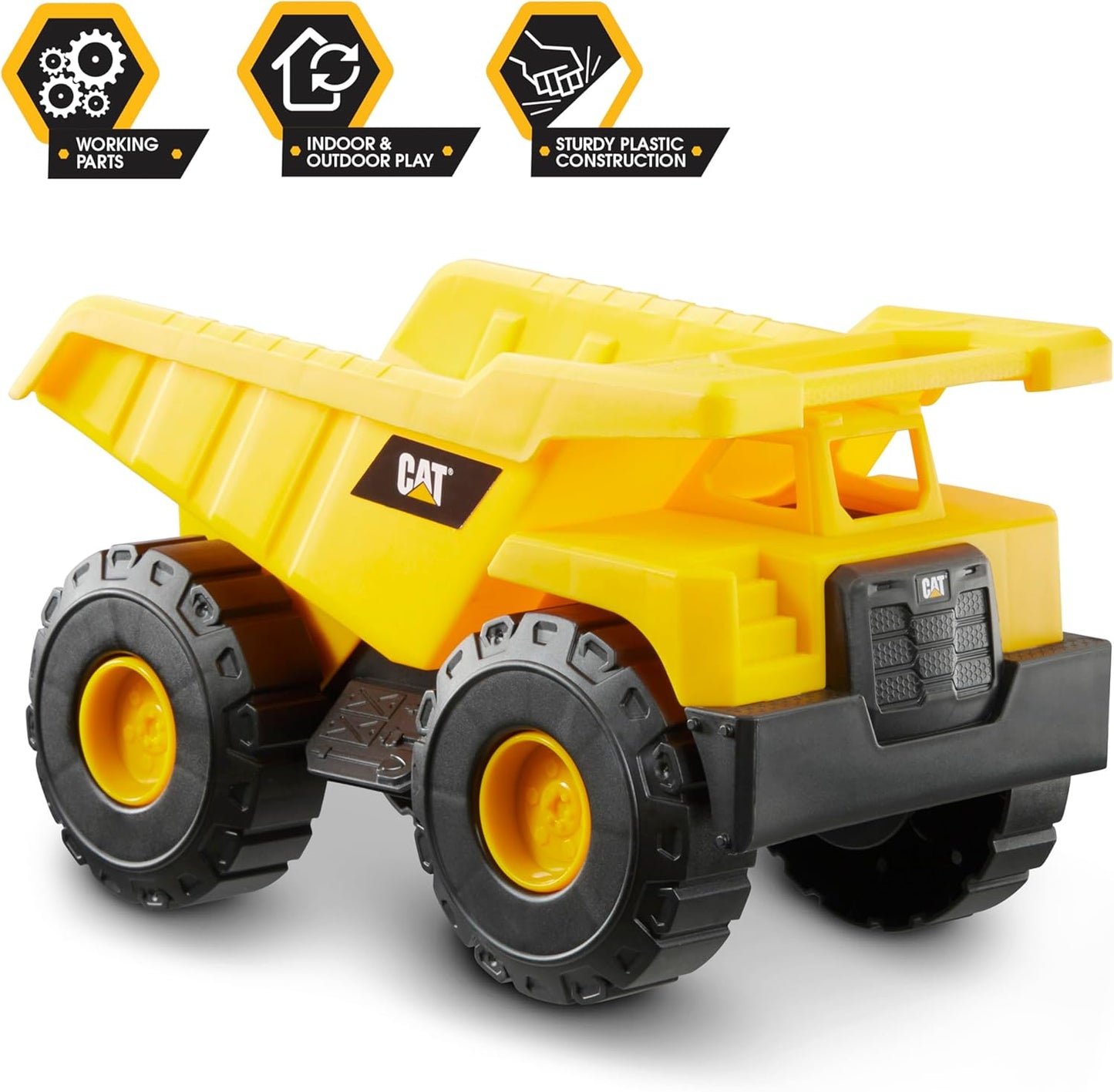 Cat Construction 7" Dump Truck, Loader & Excavator toys Combo Pack