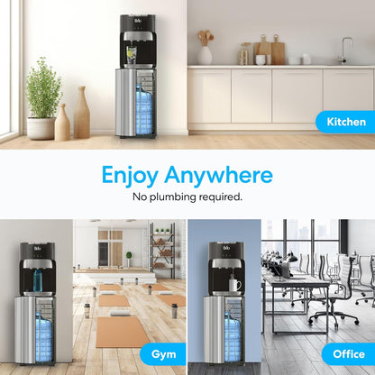 Brio Bottom Loading Water Cooler Dispenser for 5 Gallon Bottles
