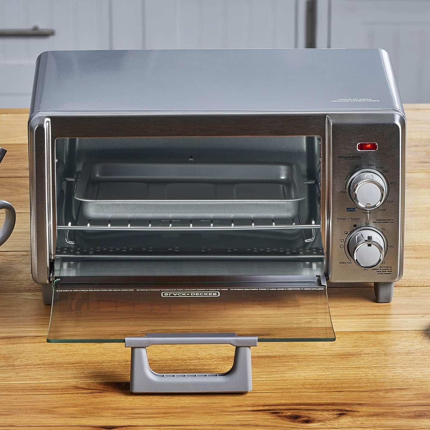 Crisp 'N Bake Air Fry Countertop Convection Toaster Oven, Medium Capacity