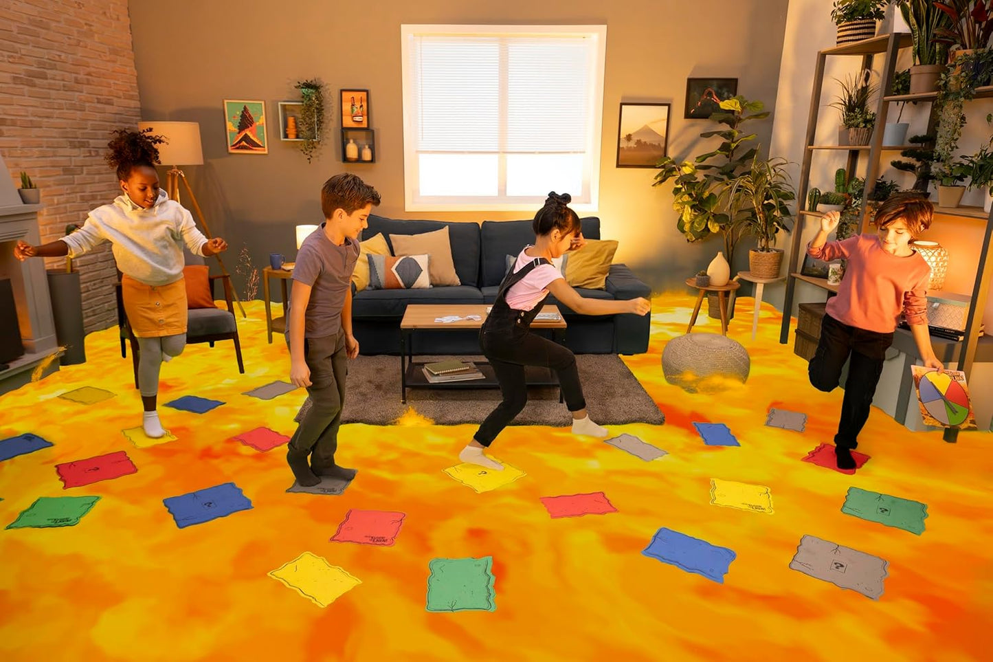 The Original The Floor is Lava! Game by Endless Games - Interactive Game For Kids And Adults - Promotes Physical Activity - Indoor And Outdoor Safe