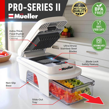 Mueller Pro-Series All-in-One, 12 Blade Mandoline Slicer for Kitchen