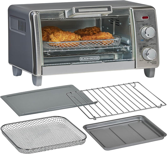 Crisp 'N Bake Air Fry Countertop Convection Toaster Oven, Medium Capacity