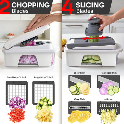 Mueller Pro-Series All-in-One, 12 Blade Mandoline Slicer for Kitchen
