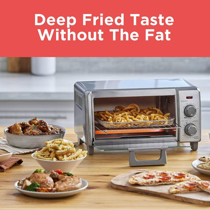 Crisp 'N Bake Air Fry Countertop Convection Toaster Oven, Medium Capacity