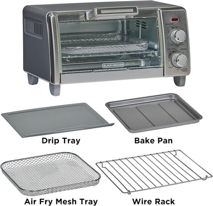 Crisp 'N Bake Air Fry Countertop Convection Toaster Oven, Medium Capacity