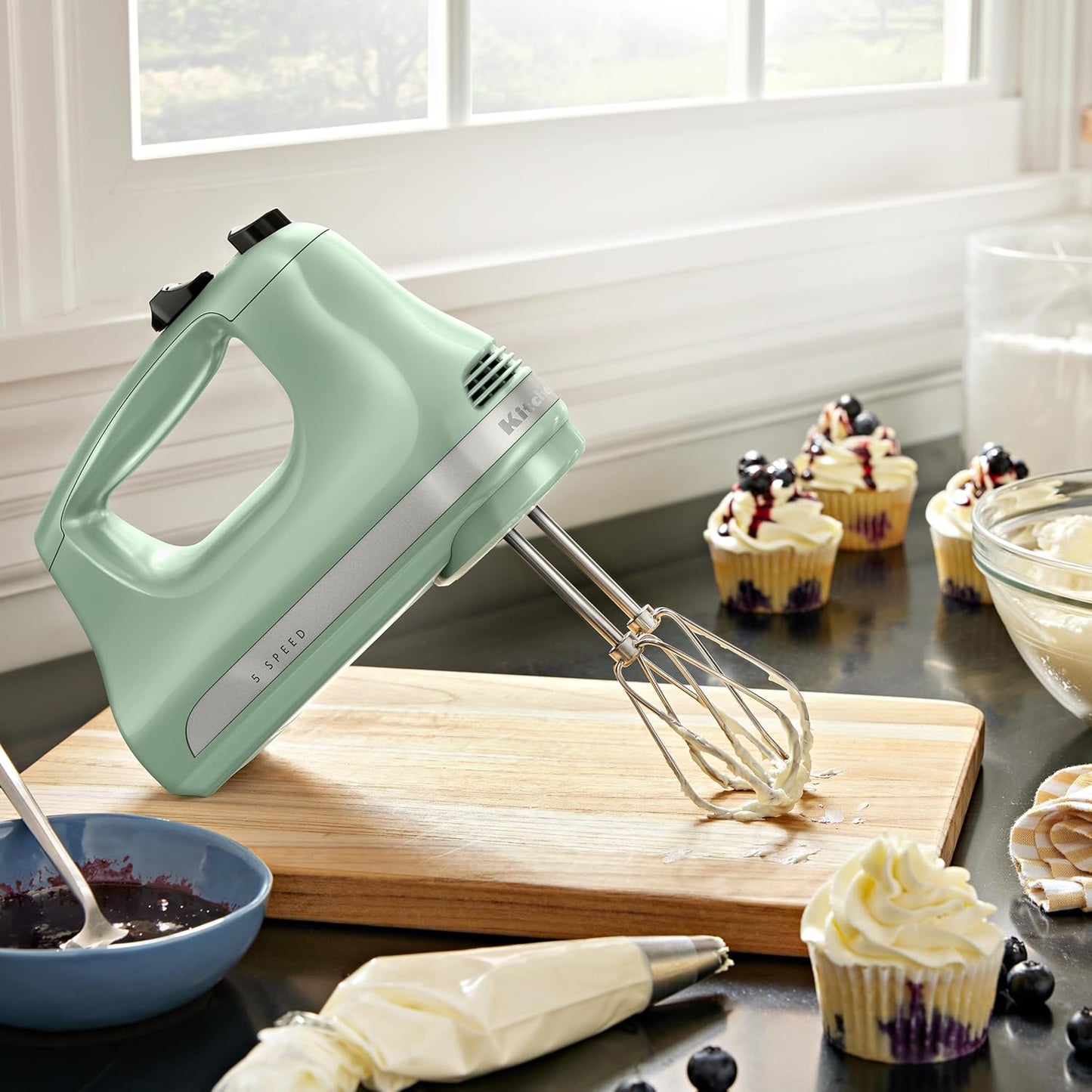 5-Speed Ultra Power Hand Mixer - KHM512, Pistachio