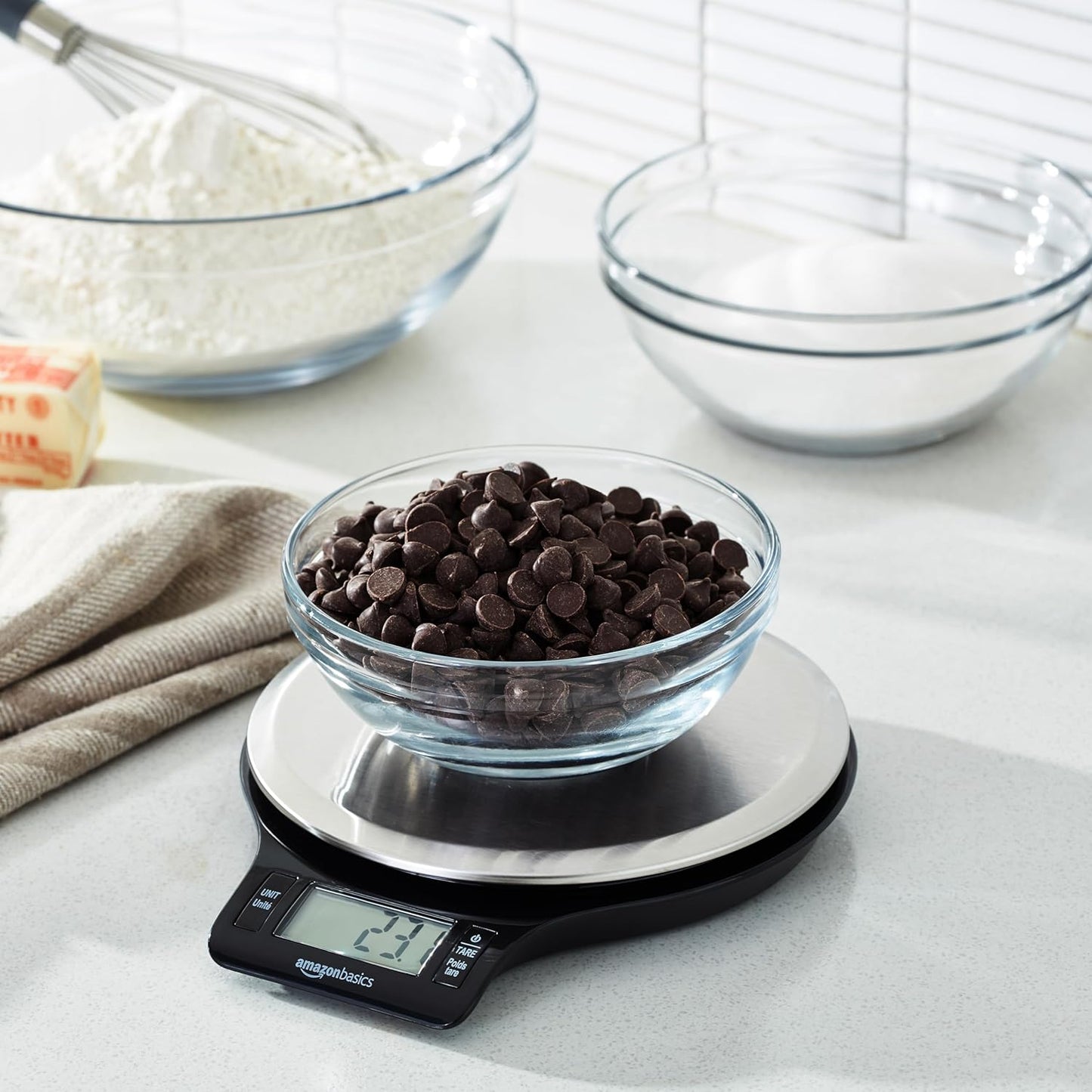 Digital Kitchen Scale with LCD Display,