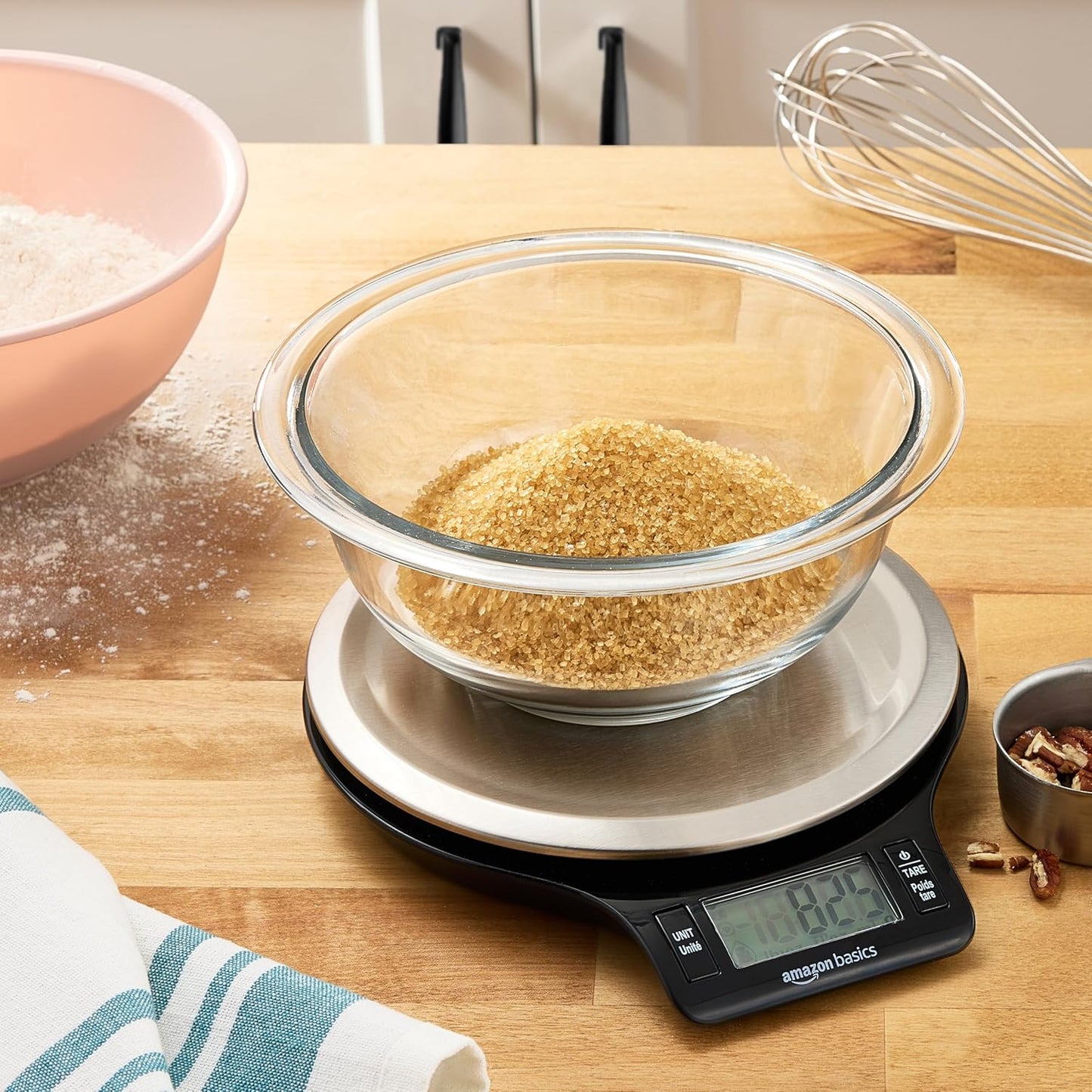 Digital Kitchen Scale with LCD Display,